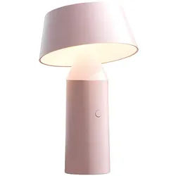 LED-Tischleuchte Bicoca Marset rosa, Designer Christophe Mathieu, 22.5 cm