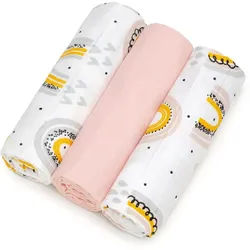 T-TOMI TETRA Cloth Diapers HIGH QUALITY Stoffwindeln Rainbow 70x70 cm 3 St.