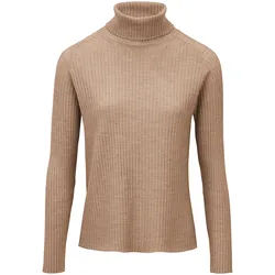 Le pull 100% laine vierge Peter Hahn marron