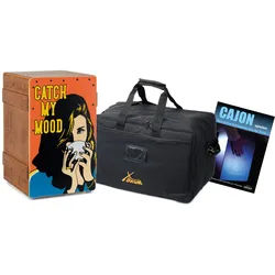 XDrum Design Series Cajon "Catch my mood" Set inkl. Tasche + Schule