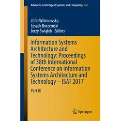 Information Systems Architecture And Technology: Proceedings Of 38Th International Conference On Information Systems Architecture And Technology - Isa