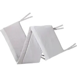 Patinio Nestchen , Weiß , Textil , Uni , Füllung: Polyester, Vlies,Polyester, Vlies , 32x180x3 cm , Textiles Vertrauen - Oeko-Tex® , schadstoffgeprüft , Schlafen, Babytextil-Kollektionen