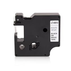 Alternativ-P-Touch für Dymo 40913 Schwarz-Weiss