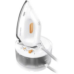 Braun Dampfbügelstation Braun IS 2132 WH 0128804000 Dampfbügeleisen 2400 W Weiß, Orange orange|weiß