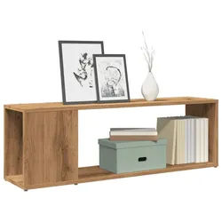 vidaXL TV-Schrank 100 x 24 x 32 cm TV-Schrank Artisan-Eiche 100x24x32 cm Spanplatte braun