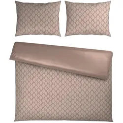 Dieter Knoll Wendebettwäsche , Beige , Textil , Abstraktes , 200x200 cm , Oeko-Tex® Standard 100, Oeko-Tex® Made IN Green , pflegeleicht, atmungsaktiv, schadstoffgeprüft , Heimtextilien, Bettwäsche & Leintücher, Bettwäsche, Wendebettwäsche