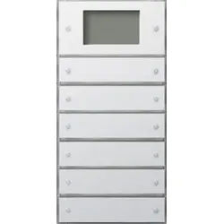 Gira Tastsensor 3 Plus 6-fach (2+4) Flächenschalter Reinweiss 2046112