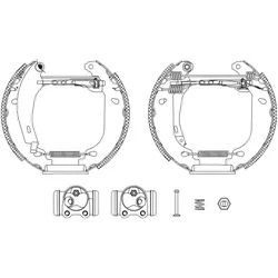 TEXTAR Bremsbackensatz 84037401 für RENAULT