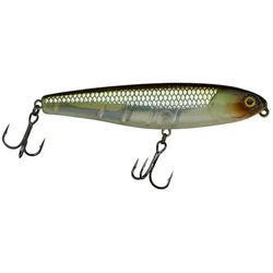 Illex Kunstköder Illex Water Monitor 95 Wobbler 20g sinkend, (Packung, 1-St) silberfarben
