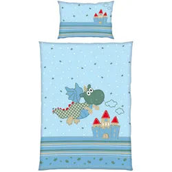 Xxxl Babybettwäsche , Blau , Textil , 100x135 cm , Oeko-Tex® Standard 100 , atmungsaktiv , Schlafen, Babybettausstattung, Babybettwäsche