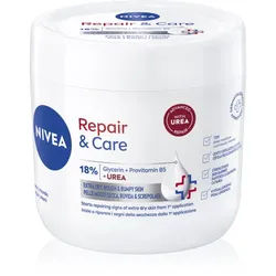 NIVEA Repair & Care Urea regenerierende Creme für den Körper für trockene und sehr trockene Haut 400 ml