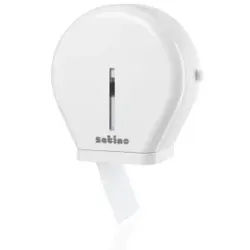 Satino Jumbo Toilettenpapier Spender , Toilettenpapier-Großrollenspender, Maße: 245 x 265 x 122 mm, small, JT1-kompatibel