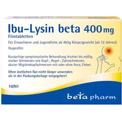 Ibu-lysin Beta 400 mg Filmtabletten