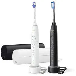 Philips Elektrische Zahnbürste Toothbrush HX7429 02 Sonicare 7100 Duopack black Schwarz and white ...