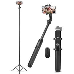 Tripod Selfie Stick - black - longer version