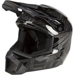 Klim F3 Carbon Pro Ascent Snowmobil Helm, schwarz-grau, Größe XL für Männer