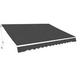 vidaXL Gelenkarmmarkise 400 cm Anthrazit