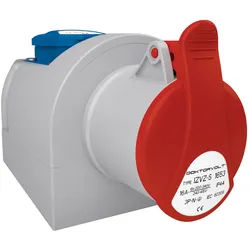 Kombi Wandsteckdose 16A/5-polig + 230V/16A IZVZ-S 1653 DV 6352