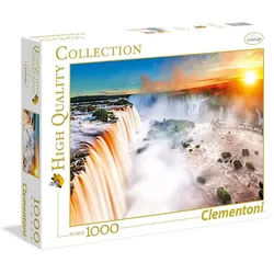 Clementoni® Puzzle Puzzle 39385 - Wasserfall (1000 Teile), 1000 Puzzleteile weiß