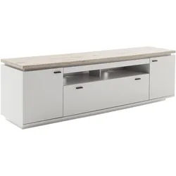 Lowboard HARPER MANAGUA (BHT 210x64x50 cm) - weiß - BHT 210x64x50 cm