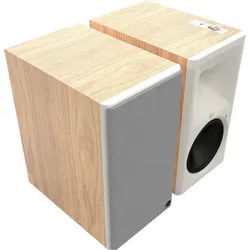 Klipsch The Nines II Red Oak Paar Aktiv Lautsprecher Lautsprecher braun