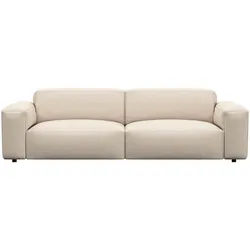 FLEXLUX 3-Sitzer »Lucera Sofa«, modern & anschmiegsam, Kaltschaum, Stahl-Wellenunterfederung FLEXLUX Warm White