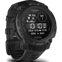 Garmin Instinct® 3 Instinct 3 – 45 mm, MIP Solar, Tactical Edition Schwarz mit Silikon-Wechselarmband 22 mm" 010-02934-50" - digital,schwarz - 45mm