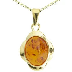 OSTSEE-SCHMUCK Kette mit Anhänger Ostsee-Schmuck Kette mit Anhänger Melle Kette mit Anhänger Melle (2-tlg) goldfarben 45 cm