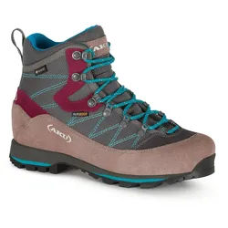 AKU Wanderschuhe Trekker Lite III Wide GTX (Trekking, wassdericht, weit) grau/pink Damen