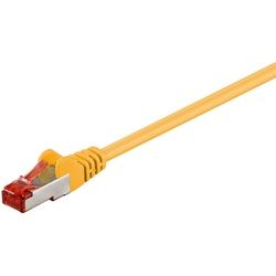 Goobay CAT 6 Patchkabel, S/FTP (PiMF), Gelb