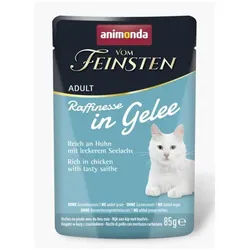 ANIMONDA Vom Feinsten Raffinesse Huhn mit Schwarzfisch in Aspik 85g