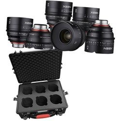 XEEN-6er Set Cinema Objektive Canon EF Vollformat + Gratis Case