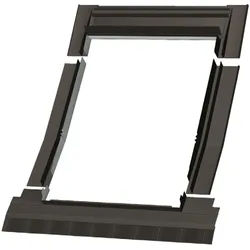 Roto Designo Einzel-Eindeckrahmen EDR Rx __ 1x1 EZI AL 09/14 Größe 09/14, Ebener Ziegel/Pfanne, Alu Anthrazit-Metallic