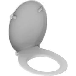 Geberit Renova Nr. 1 Comfort WC-Sitz, barrierefrei, antibakteriell, Befestigung von unten, 572850000