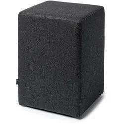 Hocker Pomp Ruhe & Raum grau, Designer Willi Hubor, 33x47.5x33 cm