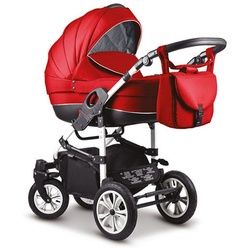 Coletto Kombi-Kinderwagen Craft 2 in 1 inkl. Sportsitz und umfangreichen Zubehör in 18 Farben rot