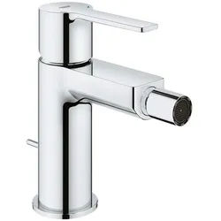 Grohe Einhand-Bidetbatterie Lineare, 1-Loch-Montage, Zugstangen-Ablaufgarnitur 1 1/4", Chrom, 33848001 33848001