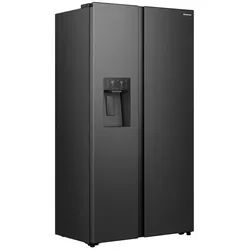 Hisense Side-by-Side MS91528FC, 178,6 cm hoch, 91,1 cm breit, mit Wasser-/Eisspender, kein Festwasseranschluss dank Tank