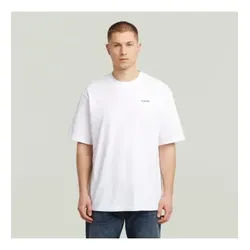 G-Star für Herren. D26817-D593-110 Boxy Base T-shirt weiß (M), Lässig, Kurzarm, Bio-Baumwolle, Nachhaltig