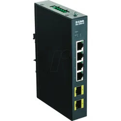 D-LINK DIS100G6S - Switch, 6-Port, Gigabit Ethernet, SFP