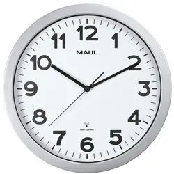 MAUL Funk-Wanduhr »MAULstep« Ø 35 cm schwarz, 35 cm