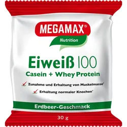 Eiweiss 100 Erdbeer Megamax 30 G