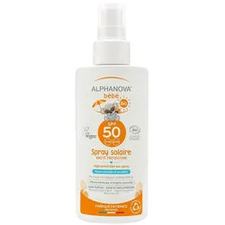 Alphanova® Baby Sonnenmilch Spray sehr hoher Schutz Bio Spf50+