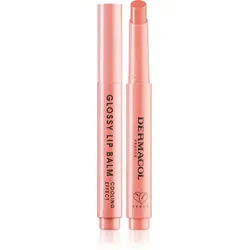 Dermacol Beauty Stick Glossy Lip Balm pflegendes Lipgloss mit kühlender Wirkung Duft 03 Peach 2.2 g