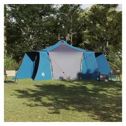 furnicato Faltzelt Family Tipi Zelt 492 x 492 x 275 cm Blau, (1 tlg) blau