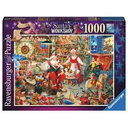 Ravensburger Puzzle Santa's Workshop - 1000 Teile Puzzle, 1000 Puzzleteile, Made in Europe bunt