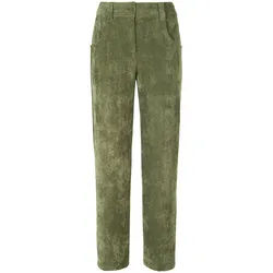 Le pantalon 7/8 en velours côtelé Peter Hahn vert