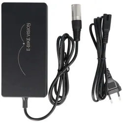 Schnell-Ladegerät und Lade-Adapter nur passend für unsere Nachbauakkus Yamaha PW-X und PW Series SE, TE Rahmen Unterrohr 36 Volt