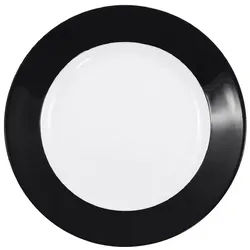 KAHLA Frühstücksteller Pronto Colore 20,5 cm, (1 St), Made in Germany schwarz