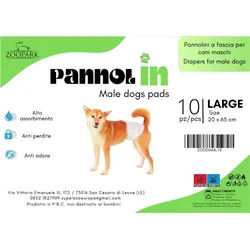 PannolIN Hundewindeln Größe L 20x65cm 10Stk/Packung.